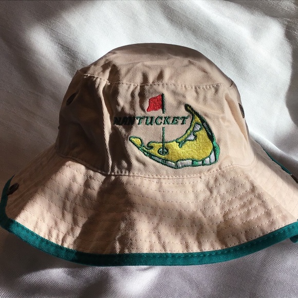 Nantucket Buckets Hat with The Masters map - Picture 1 of 4